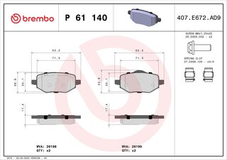 Brembo P 61 140