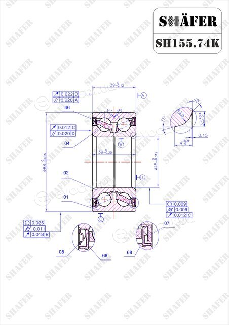 Shafer SH15574K