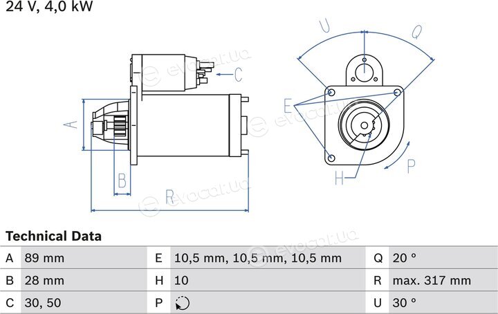 Bosch 0 986 020 070