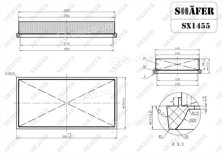 Shafer SX1455