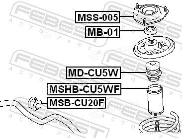 Febest MD-CU5W