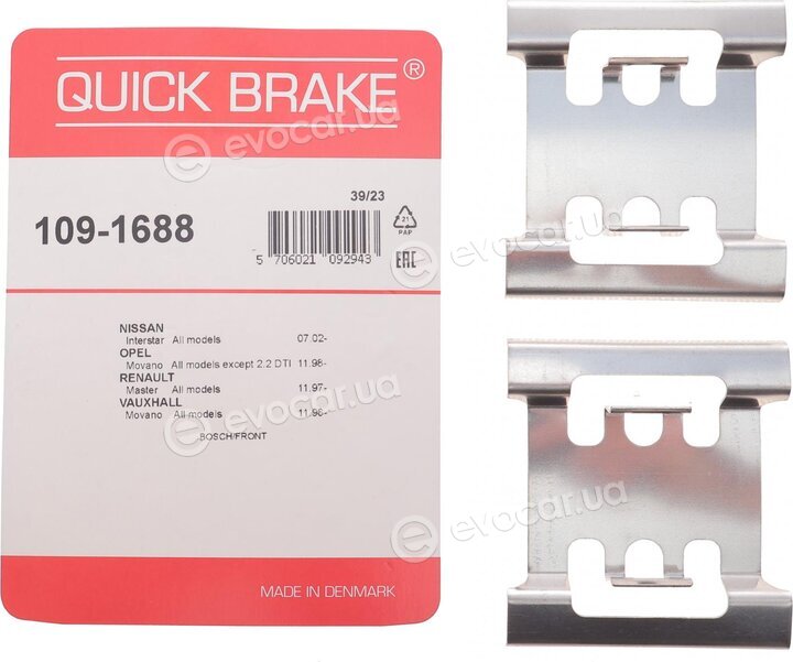 Kawe / Quick Brake 109-1688