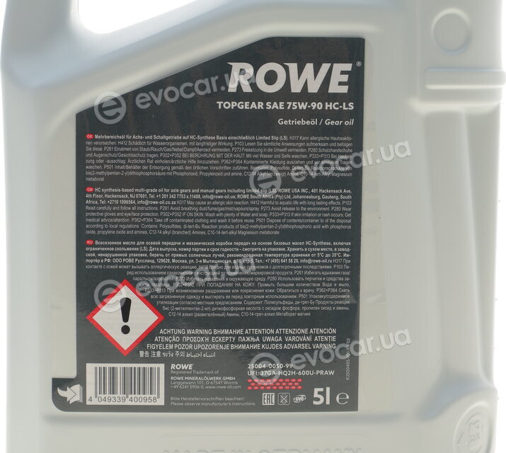 Rowe 25004-0050-99
