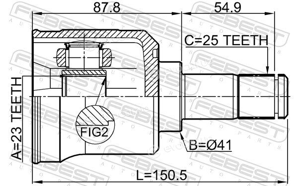 Febest 0411-EA2A
