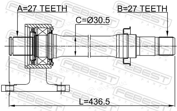 Febest 0312-CRATRH