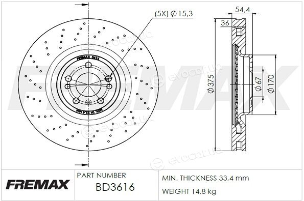 Fremax BD-3616