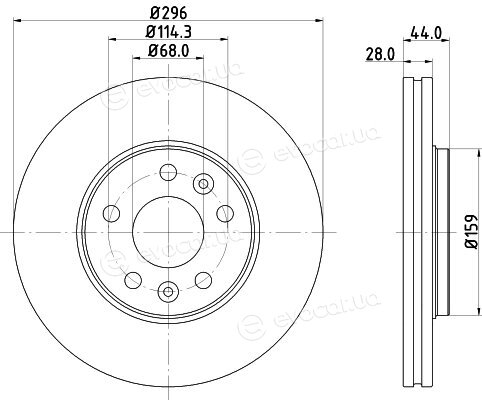 Hella Pagid 8DD 355 122-601