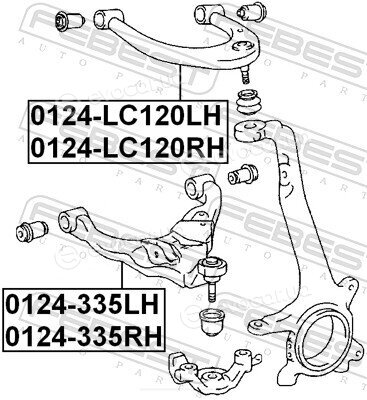 Febest 0124-LC120LH