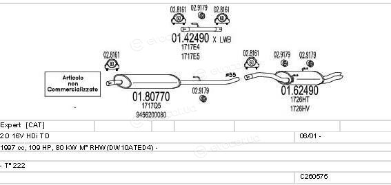 MTS C260575007707