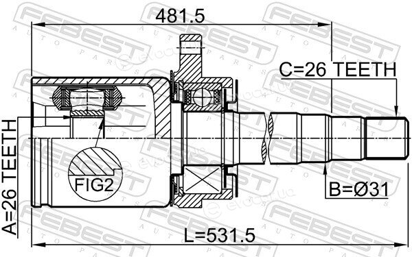 Febest 0211-V42RH