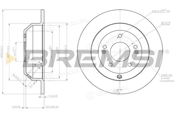 Bremsi CD7873S