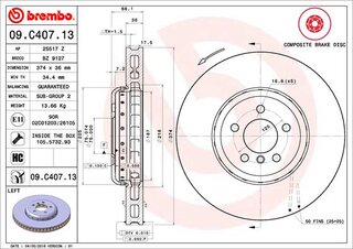 Brembo 09.C407.13