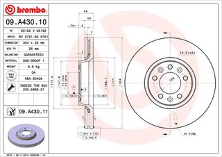 Brembo 09.A430.10