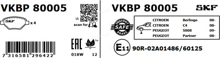 SKF VKBP 80005
