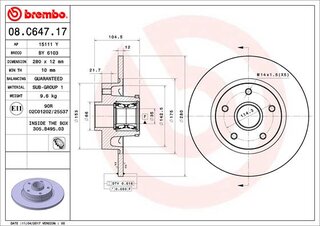 Brembo 08.C647.17