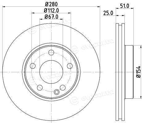 Hella Pagid 8DD 355 129-671