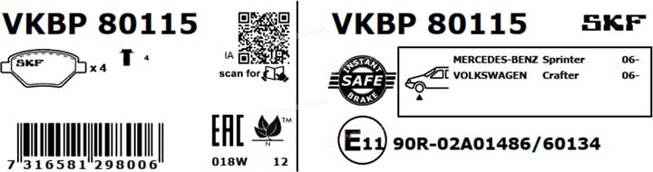 SKF VKBP 80115