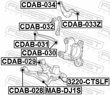 Febest CDAB-030