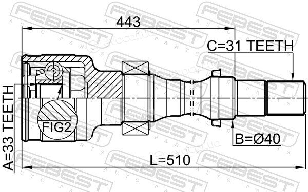 Febest 0511-CX5MTRH