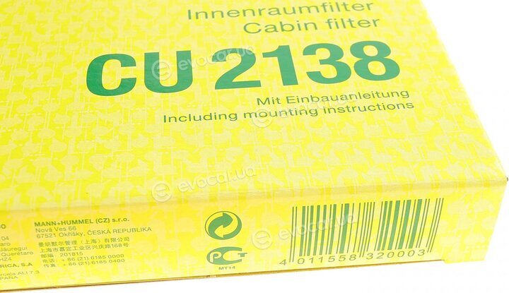 Mann CU 2138