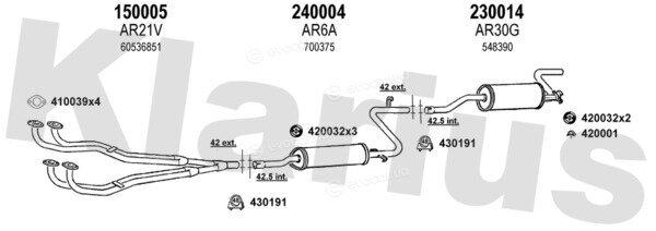 Klarius 030038E