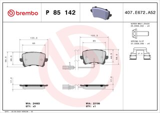 Brembo P 85 142