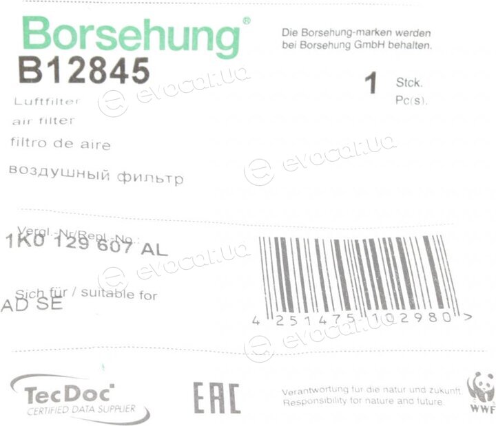 Borsehung B12845