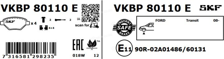 SKF VKBP 80110 E