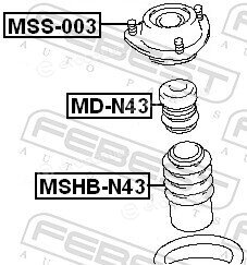 Febest MD-N43