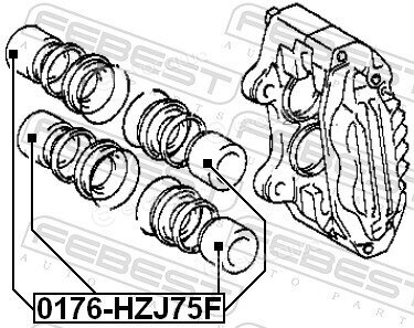 Febest 0176-HZJ75F