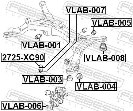 Febest 2725-XC90