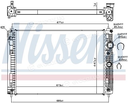 Nissens 606515