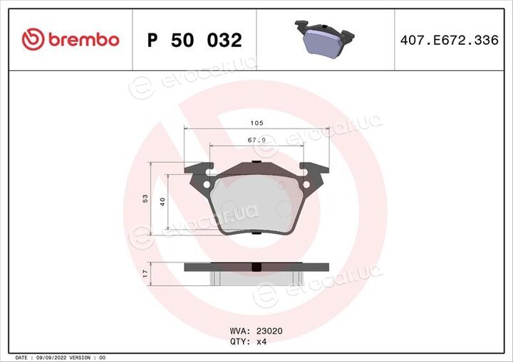 Brembo P 50 032