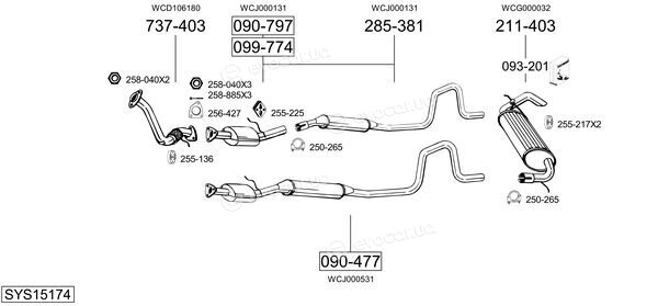 Bosal SYS15174