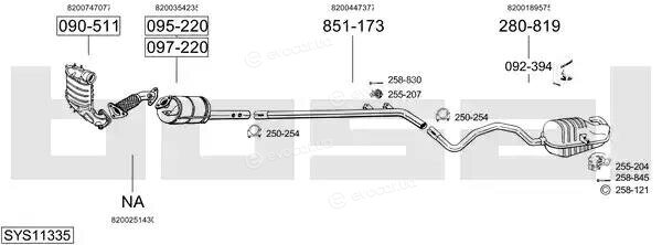 Bosal SYS11335