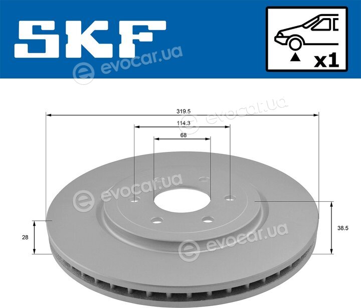 SKF VKBD 81067 V1