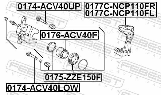 Febest 0174-ACV40UP