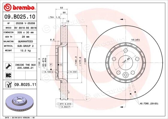 Brembo 09.B025.11