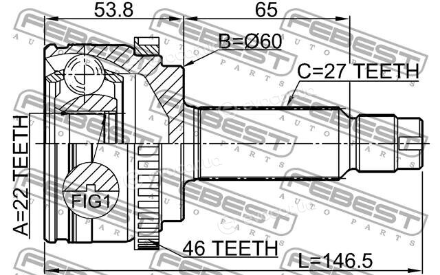 Febest 2210-SOULA46