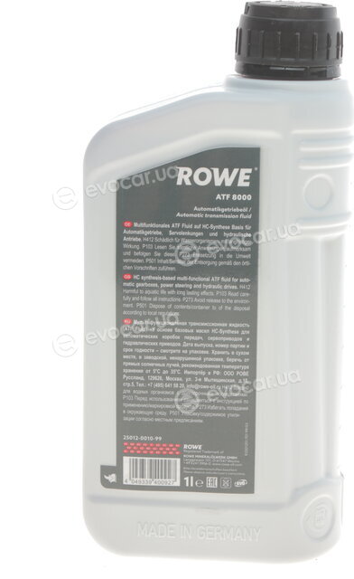 Rowe 25012-0010-99