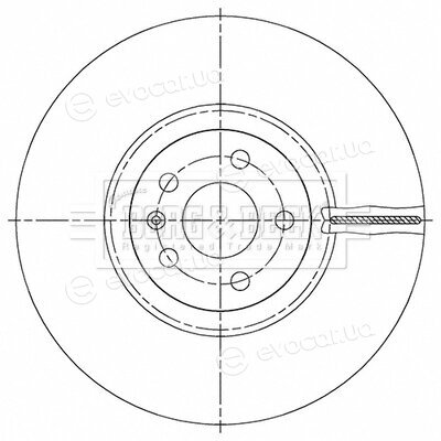 Borg & Beck BBD6165S