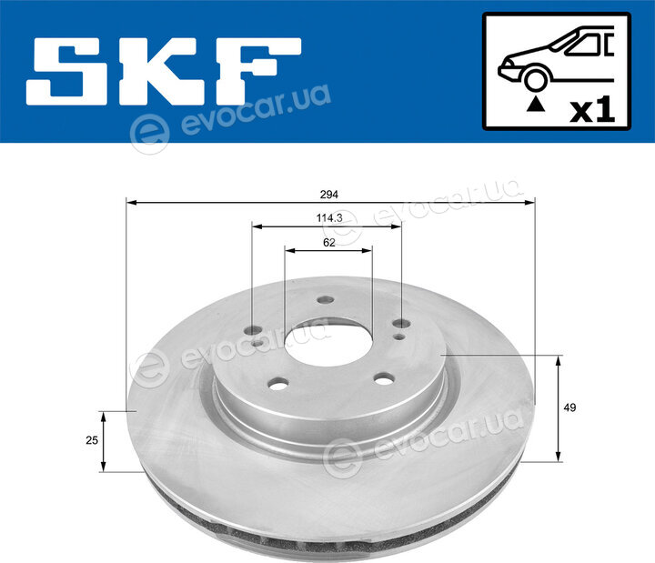 SKF VKBD 80414 V1