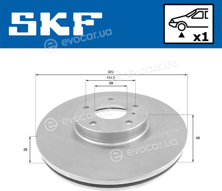 SKF VKBD 80633 V1