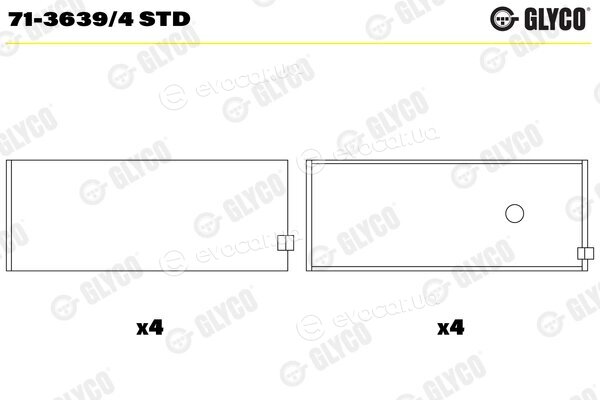 Glyco 71-3639/4 STD