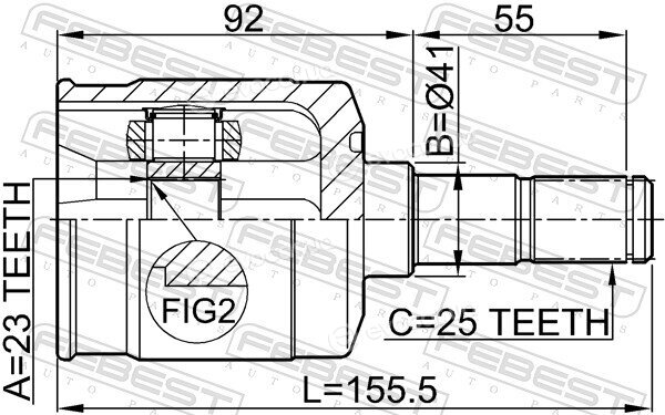 Febest 1211-EFAT