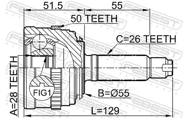 Febest 0310-035A50