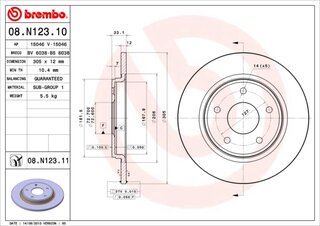 Brembo 08.N123.11