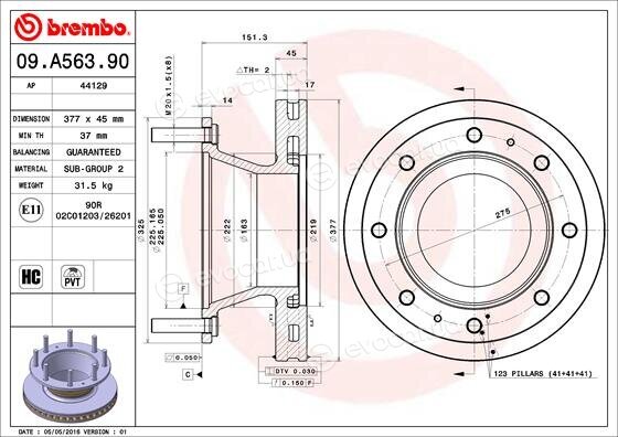 Brembo 09.A563.90