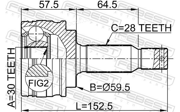 Febest 0410-CY2