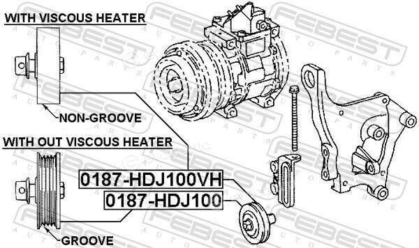 Febest 0187-HDJ100HV